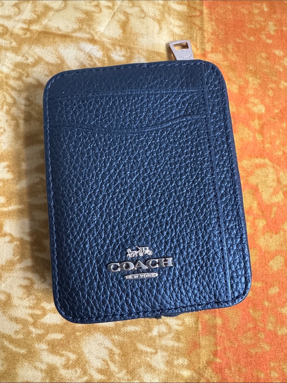 🖤NWT Coach Black Pebbled Leather  Wallet🖤